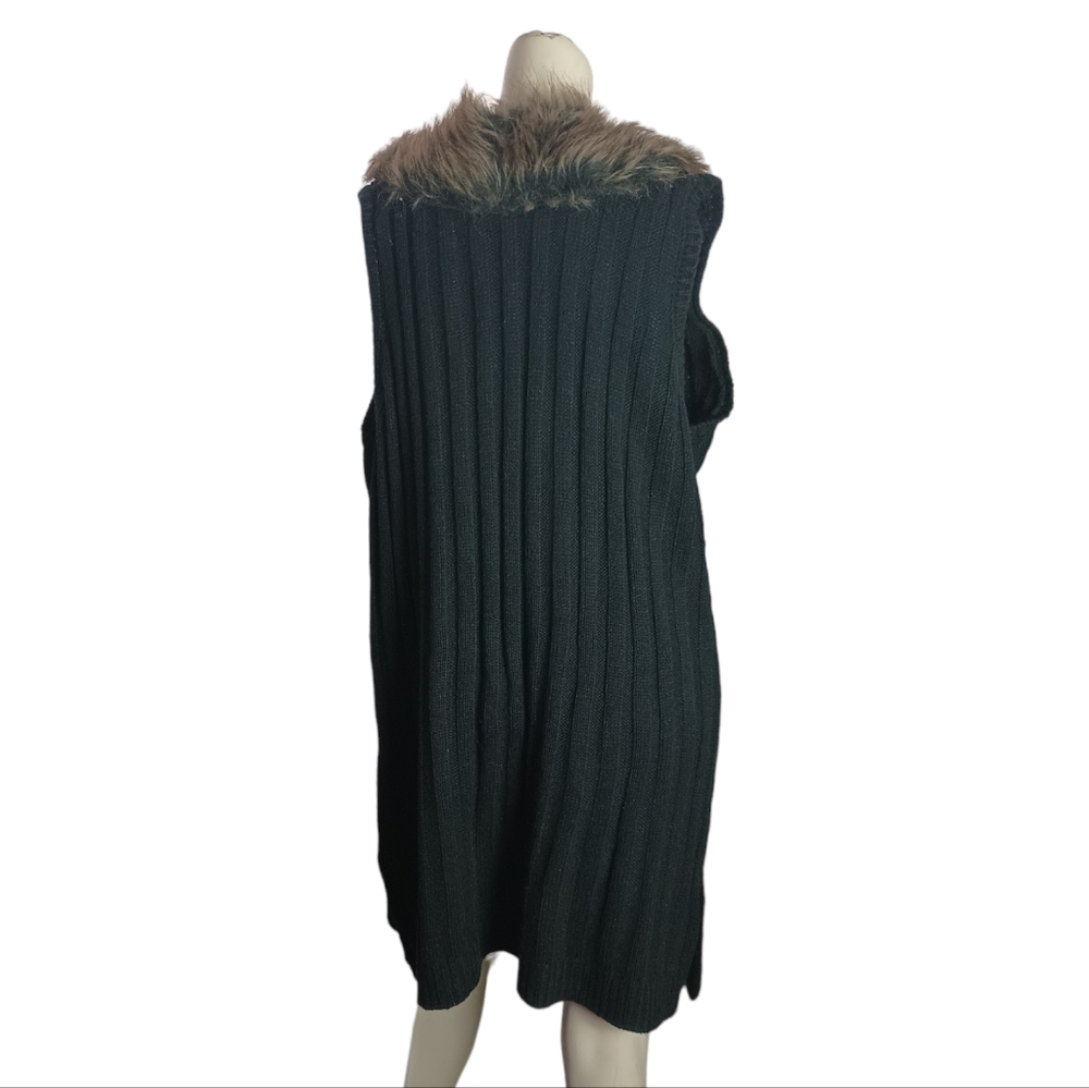 🆕 The Slope sleevesless knit long open vest - Picture 4 of 10